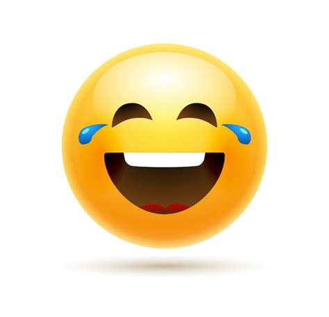 Premium Vector | Lol emoji icon smile face. Emoticon joke happy cartoon ...