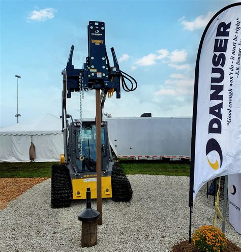 Danuser Introduces New Post Driver and Stump Auger — Compact Equipment ...