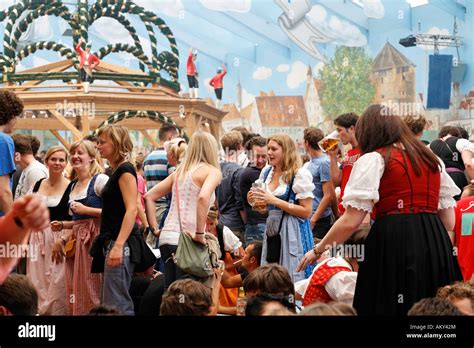 Oktoberfest, Munich beer festival, Bavaria, Germany Stock Photo - Alamy