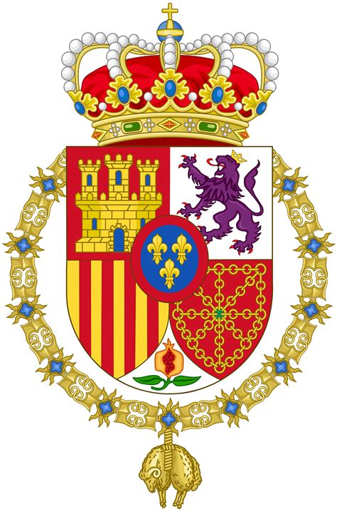 The Spanish coat of arms | Coat of arms, Heraldry, King of jerusalem