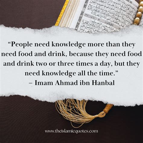 15 Quotes by Imam Ahmad Ibn Hanbal About Life & Islam