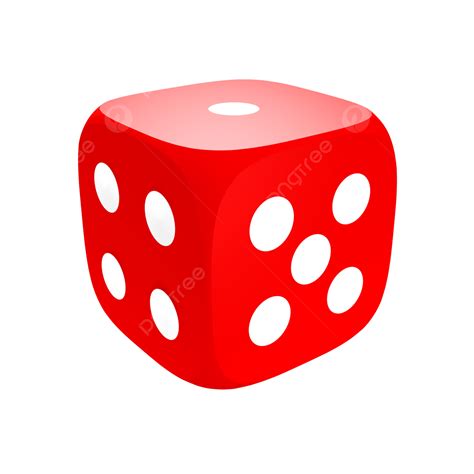 Red Dice Isolated, Toon, Dice, Image PNG Transparent Image and Clipart for Free Download