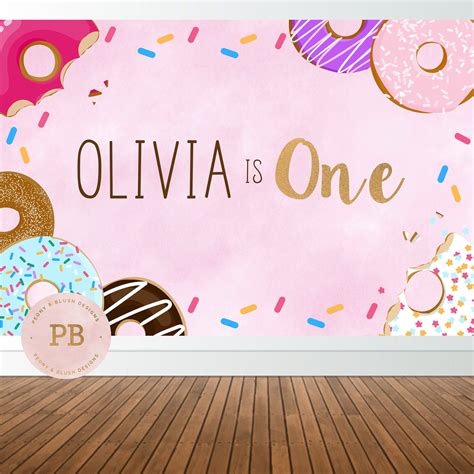 Donut Backdrop Donut Party Donut Grow Up Birthday Backdrop - Etsy | Donut birthday parties ...