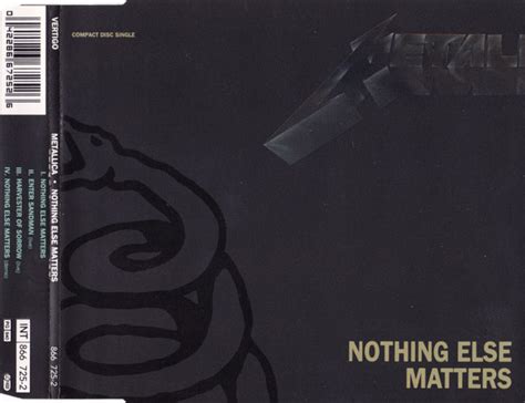 Metallica - Nothing Else Matters (CD, Single) | Discogs