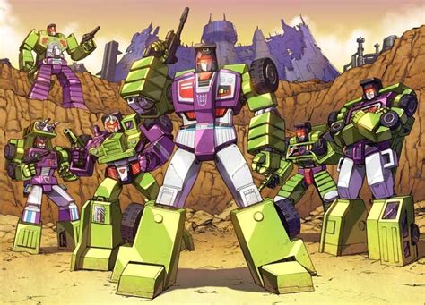 Constructicons- Scrapper, Scavenger, Hook, Bonecrusher, Long Haul & Mixmaster (G1) by Dan-the-ar ...