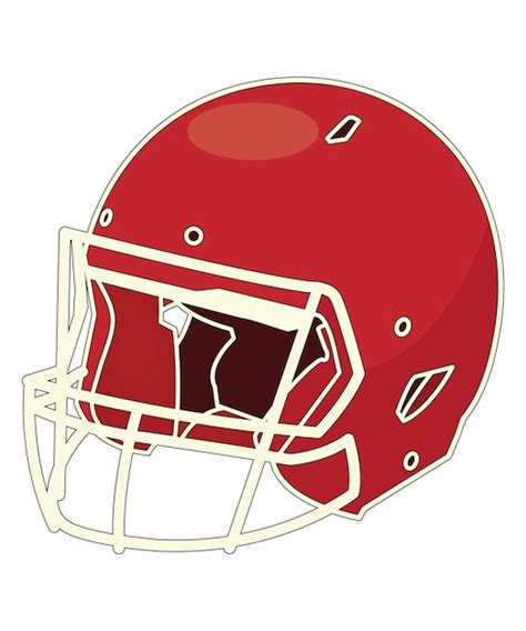 Premium Vector | American football helmet vector illustration