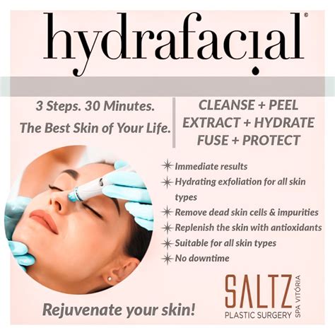 Benefits of Hydrafacial on your skin! We love it! Call us and schedule ...