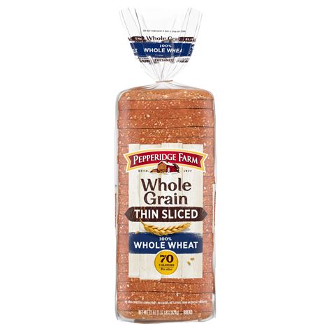 Pepperidge Farm Thin Sliced 100% Whole Wheat Bread - Shop Bread at H-E-B