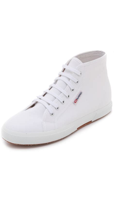 Superga 2095 Cotu High Top Sneakers in White for Men | Lyst