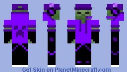 Purple Cool Zombie Minecraft Skin