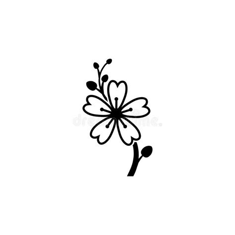 Flower Icon. Simple Element Illustration. Flower Symbol Design Template Stock Illustration ...