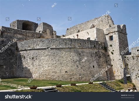 Castle Of Monte Sant'Angelo. Puglia. Italy. Stock Photo 95865532 : Shutterstock