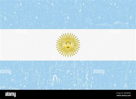 New concept Argentina flag White messy wall stucco texture background ...