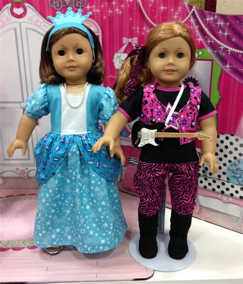 Let's Play Dolls: Let's Pretend 18" Doll Costumes. Both are pre-printed ...