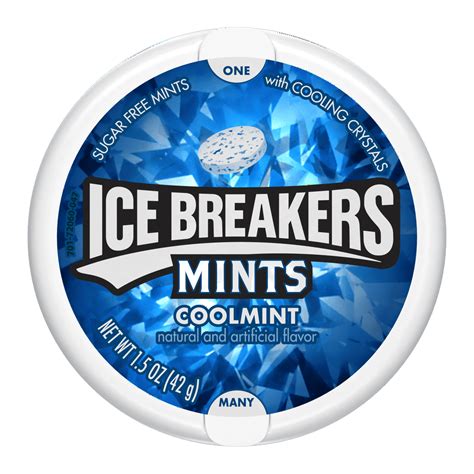 ICE BREAKERS Sugar Free Mints in Coolmint, 1.5 Ounces - Walmart.com - Walmart.com