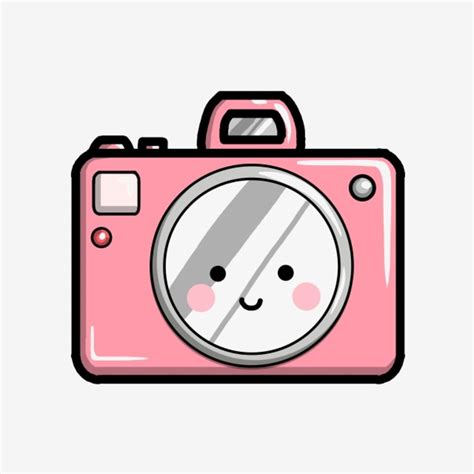 Hand Drawn Camera Clipart Transparent PNG Hd, Hand Drawn Pink Camera Illustration, Electronics ...