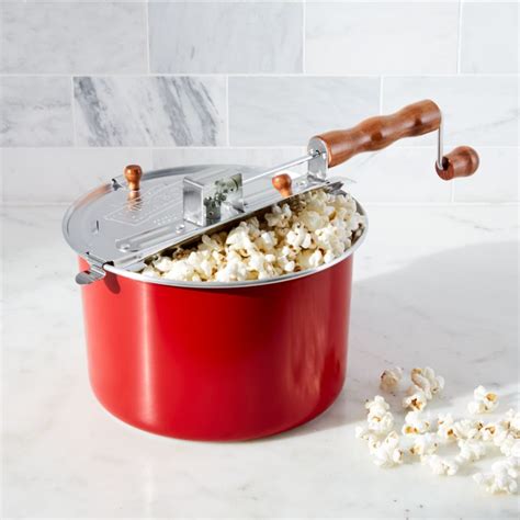 Stovetop Popcorn Popper Red + Reviews | Crate & Barrel Canada