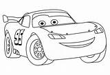 Disney Pixar Lightning McQueen coloring Page  Download Print Or Color sketch template