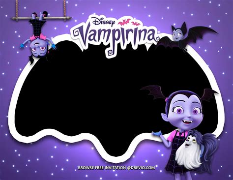 Free (FREE Invitations) Vampirina Birthday Invitations + Party Ideas Vampirina "Vee" Hauntley ...