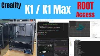 Creality K1 fully blown FLUIDD KLIPPER exploit tutorial... | Doovi