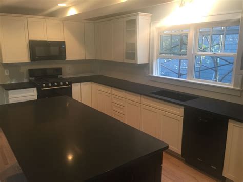 Absolute Black Honed Granite Countertops for Kitchen & Island - Hesano Brothers