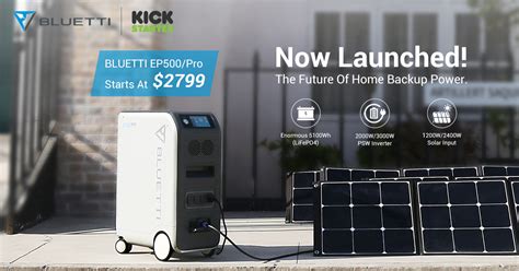 BLUETTI EP500/Pro Officially Launched - 5.1KWh Mobile Solar Battery For ...