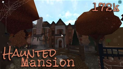 Haunted Mansion 172K - BLOXBURG SPEEDBUILD - YouTube