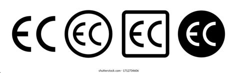 Ce Mark Ce Symbol Icon Certification Stock Vector (Royalty Free ...