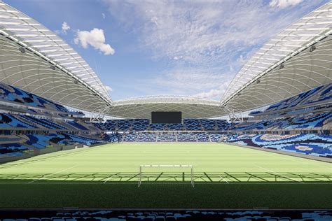 Australia: Aboriginal seating patterns at Sydney Football Stadium ...