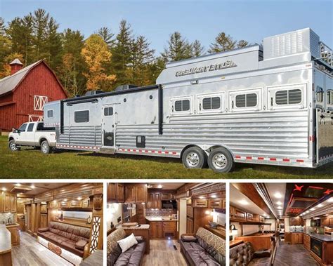 6 Best Horse Trailers with Living Quarters | Horse trailer living ...