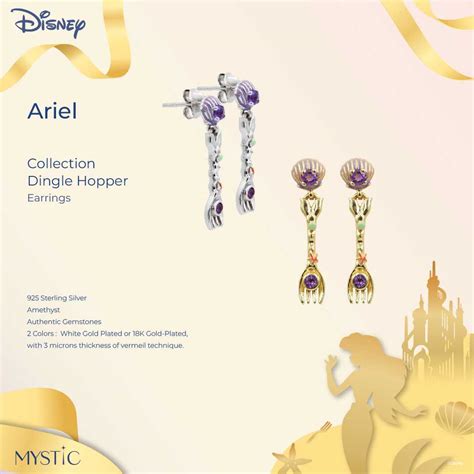 MYSTiC. - Earrings - Princess Ariel - Dinglehopper Collection | LINE SHOPPING