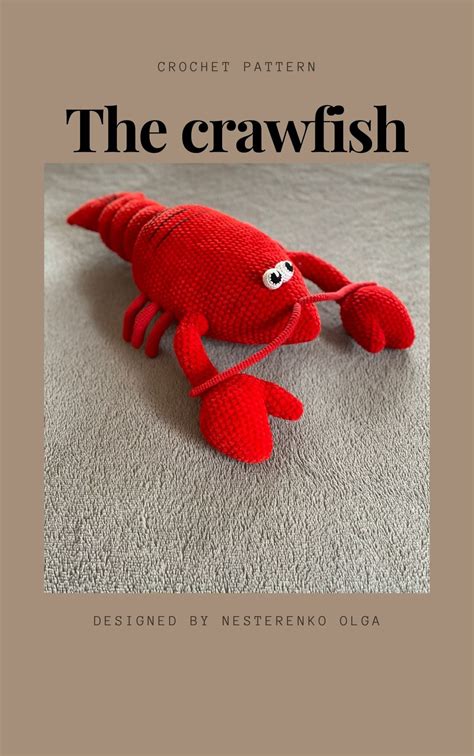 Crawfish PDF Crochet Pattern diy tutorial Crawfish Amigurumi | Etsy