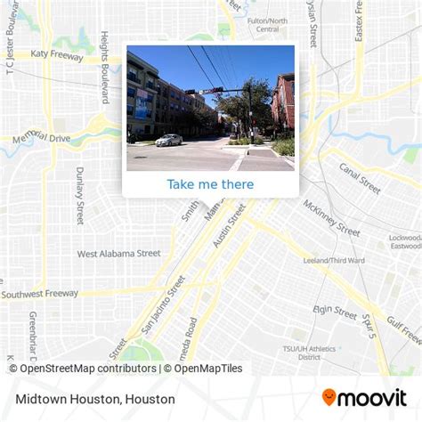 How to get to Midtown Houston by bus or light rail?