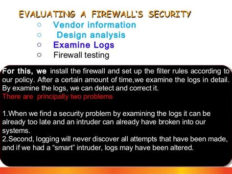 Firewall Penetration Testing