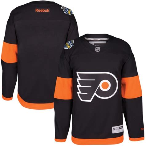 Men's Philadelphia Flyers Reebok Black 2017 Stadium Series Premier ...