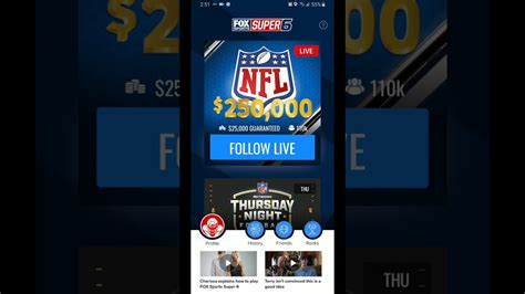 FOX NFL SUPER 6 APP HOW TO PLAY. - YouTube