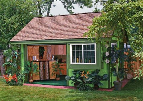 Garden SHED Plans 12x16ft Shed Plans DIY Garden Office Guesthouse Build ...