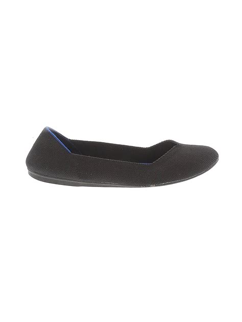 ROTHY'S Solid Black Flats Size 8 - 41% off | thredUP