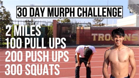 Doing the Murph Challenge EVERY day for 30 DAYS | Insane Results! - YouTube