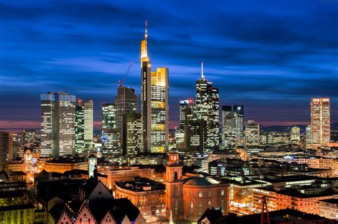 Frankfurter Skyline Foto & Bild | deutschland, europe, hessen Bilder ...