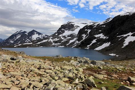 Free Images : norway, wilderness, tarn, mountainous landforms, fell, glacial lake, highland, sky ...