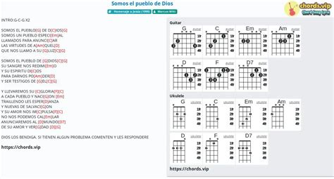 Chord: Somos el pueblo de Dios - tab, song lyric, sheet, guitar ...