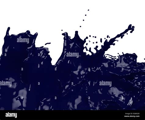 Navy Blue Paint Splatter Stock Photo - Alamy