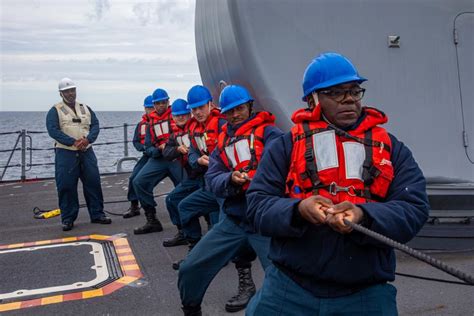 DVIDS - Images - USS Chancellorsville Conducts a Replenishment-at-sea [Image 1 of 5]