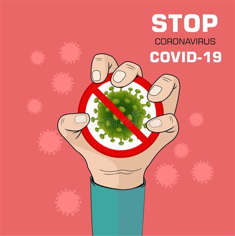 Stop Corovirus Vector Illustration Stock Illustration - Illustration of illness, isolation ...