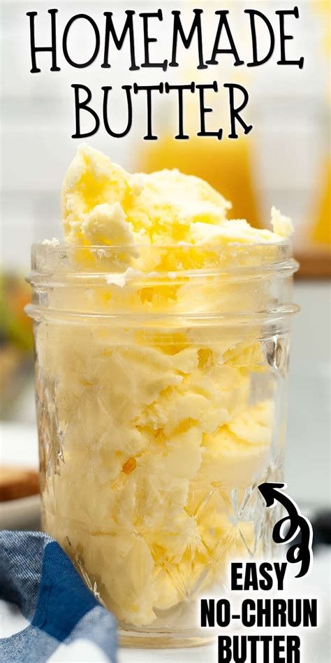 How to Make Homemade Butter (Using a mixer or mason jar)