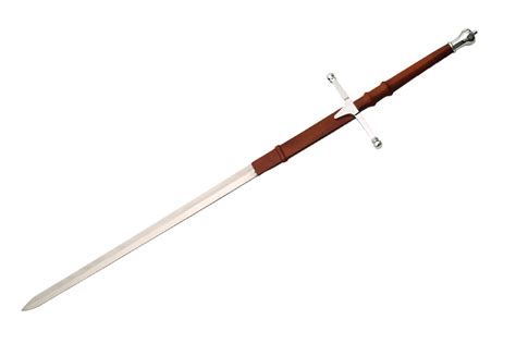 52" CHROME WILLIAM WALLACE SWORD - Grey Eagle Trader