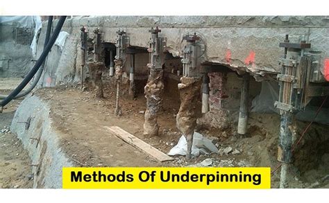 Methods Of Underpinning - Pit Method And Pile Method