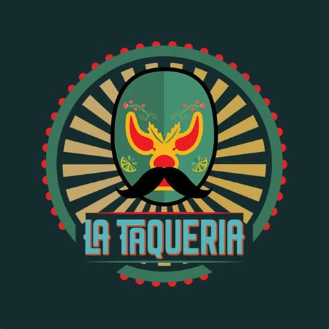 "La Taqueria" logo design | Mexican graphic design, Mexican restaurant ...