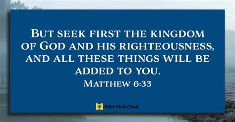 Keeping First Things First (Matthew 6:33) - Your Daily Bible Verse - May 1 - Daily Devotional